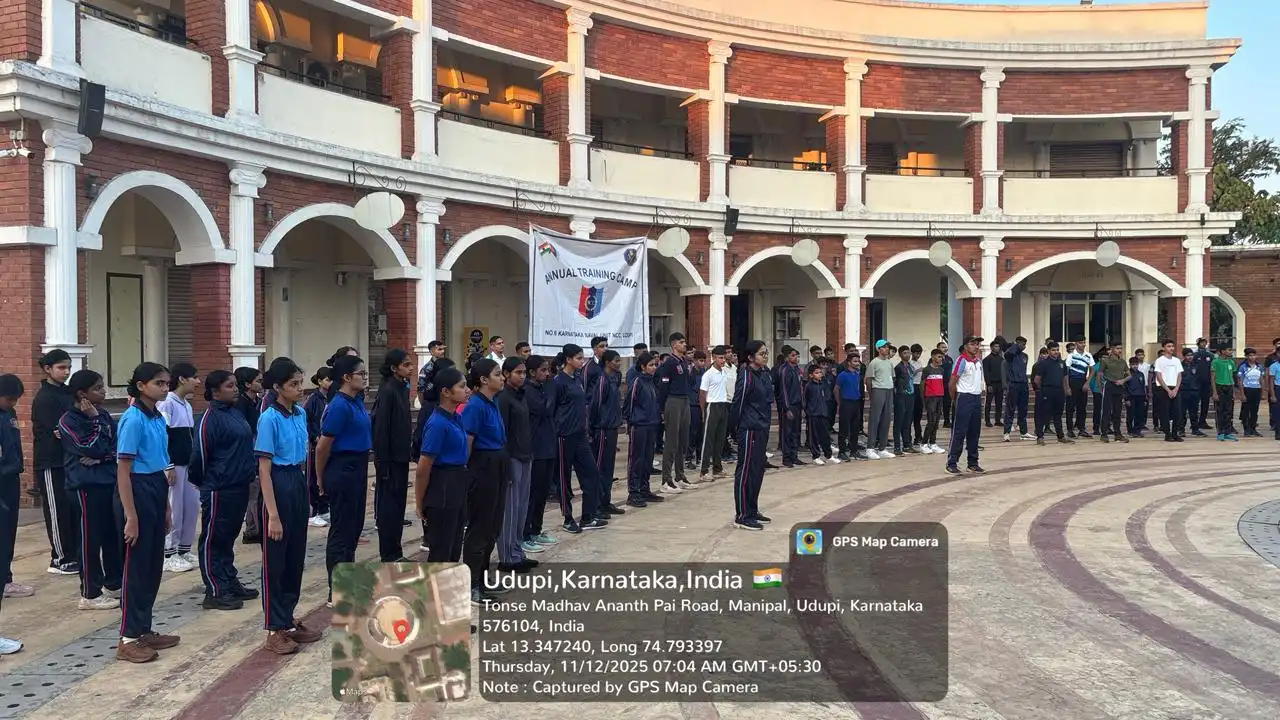 NCC cadets of Vidyodaya Public School at CATC Manipal