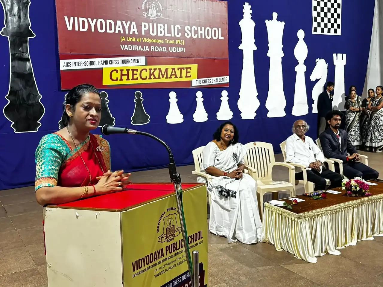 AICS Checkmate Chess Competition at Vidyodaya Public School Udupi