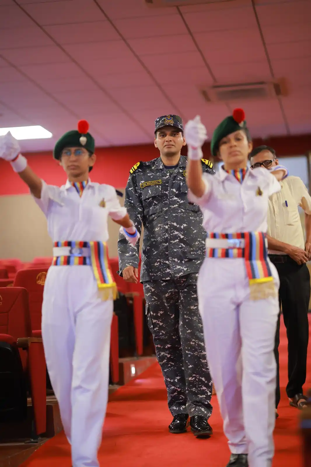 NCC Valedictory Function 2024–26 Conducted at 77JD Vidyodaya School Sub Unit