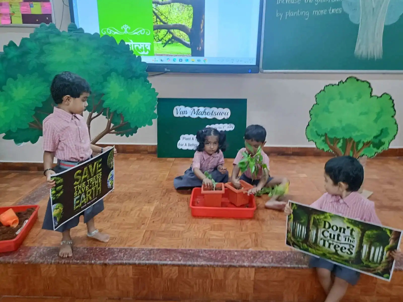 Vidyodaya Public School Udupi Vanamahotsava Celebration