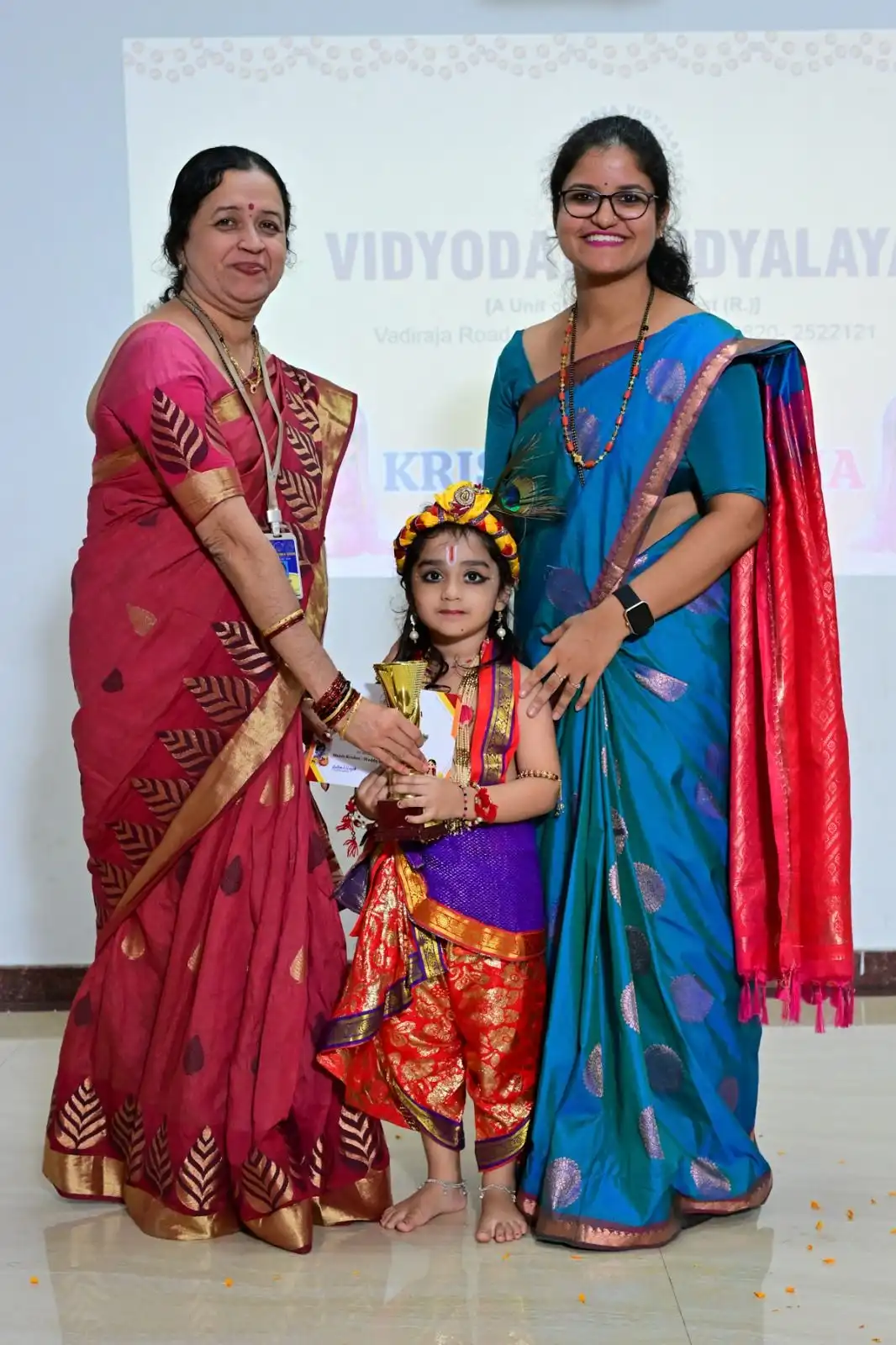 Sri Krishna janmashtami celebrations at Vidyodaya Public School