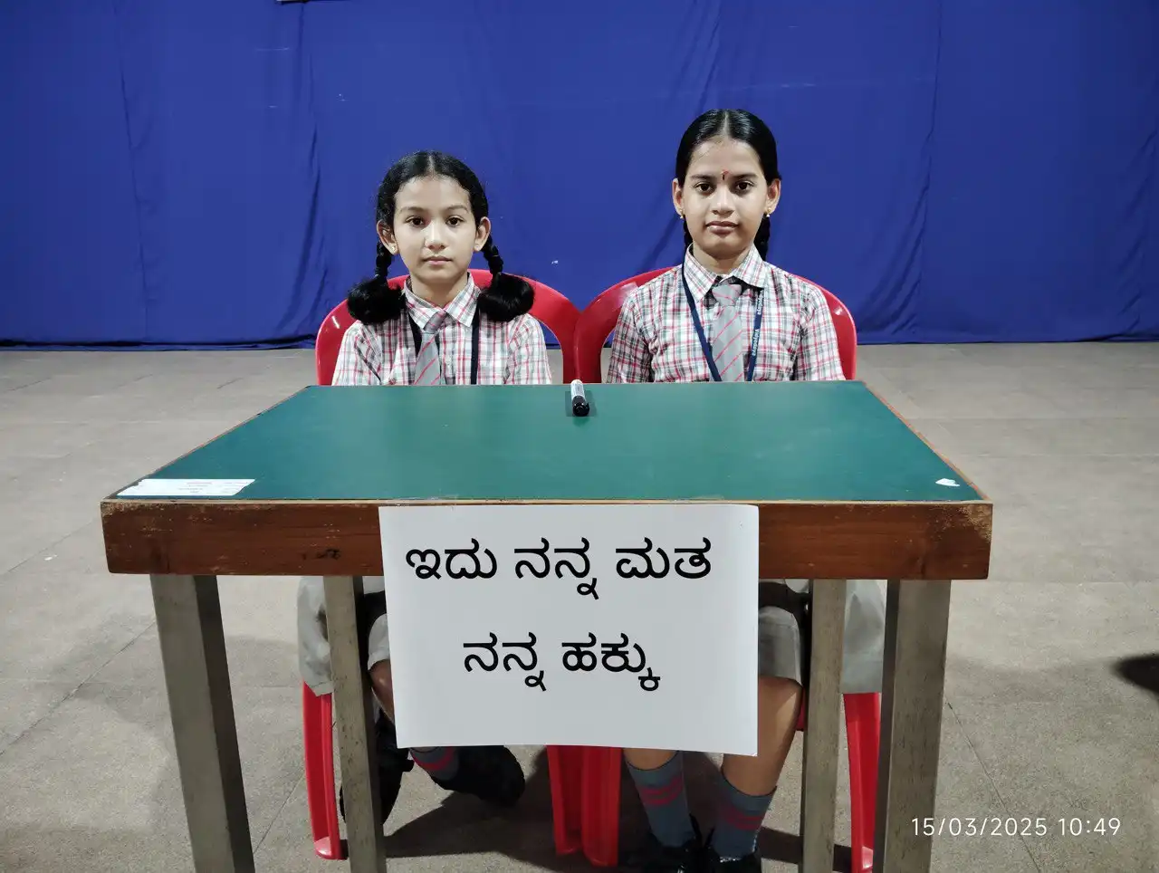 Vidyodaya Public School Udupi Mock Election