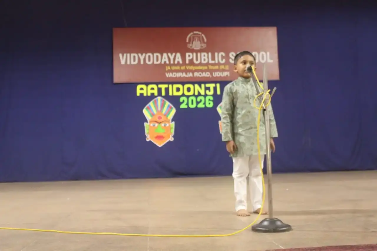 Aati Celebration at Vidyodaya Public School Udupi