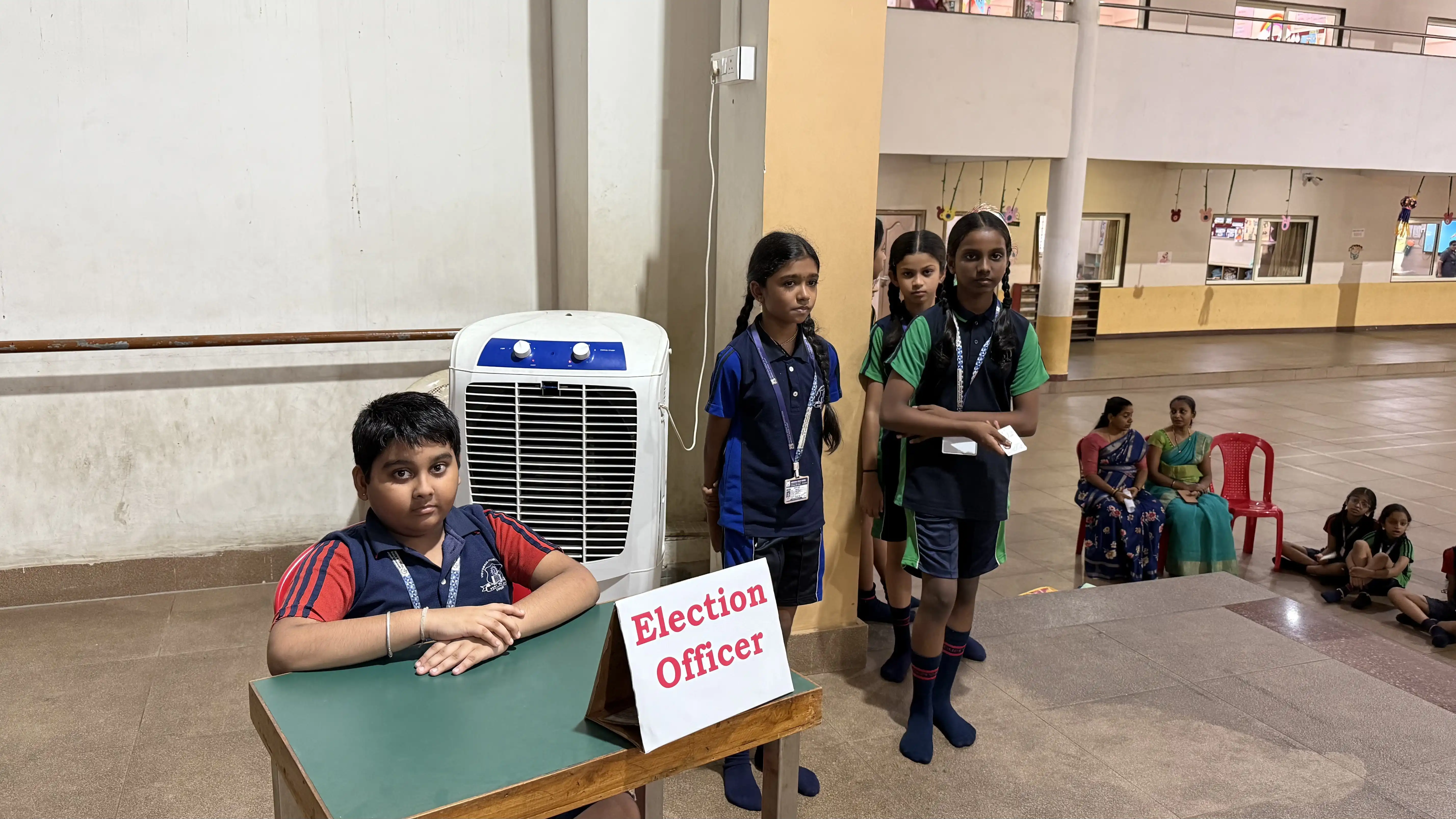 Vidyodaya Public School Election Activity Using Electronic Voting Machine