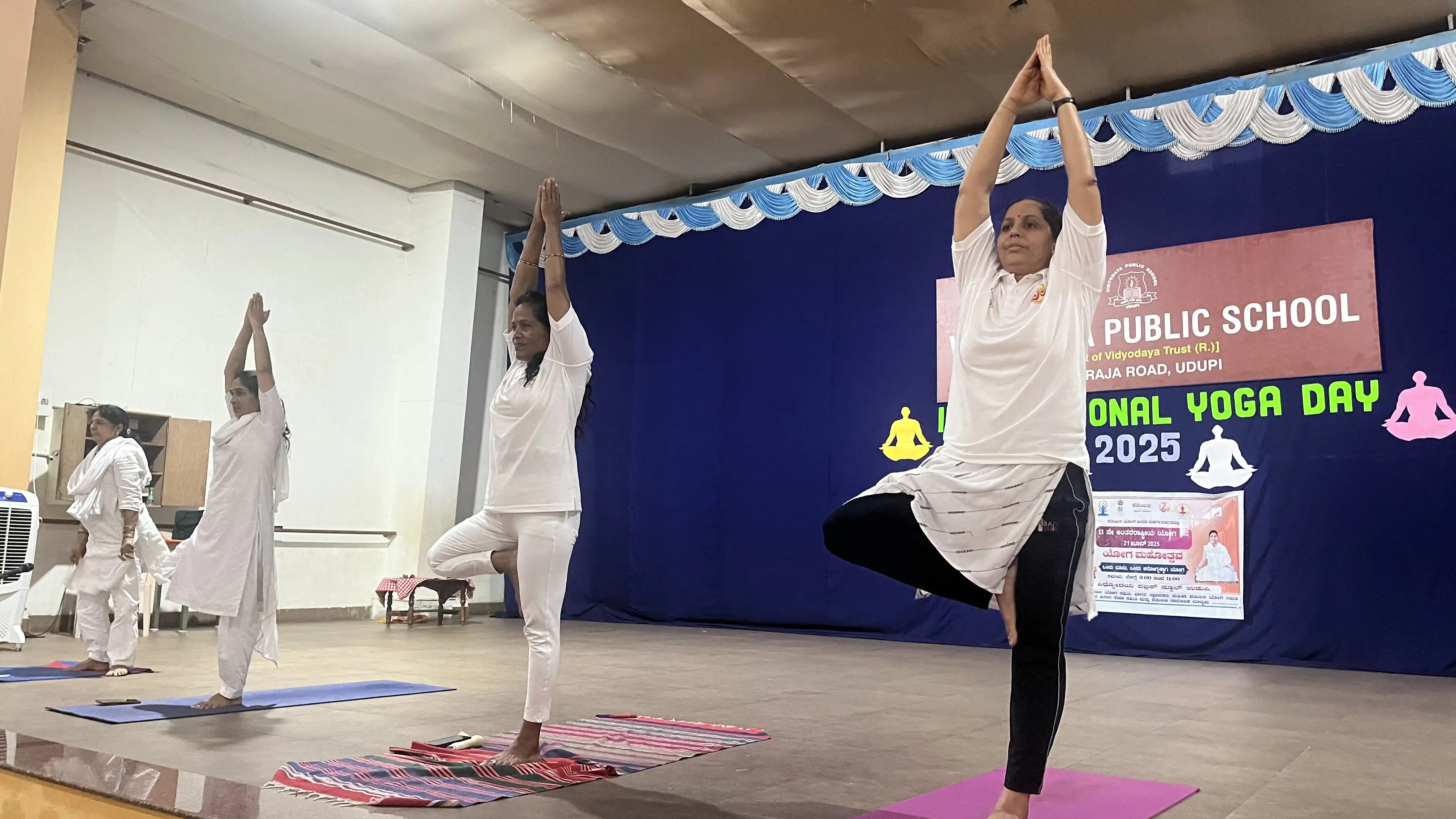 International Yoga Day at Vidyodaya Public School Udupi