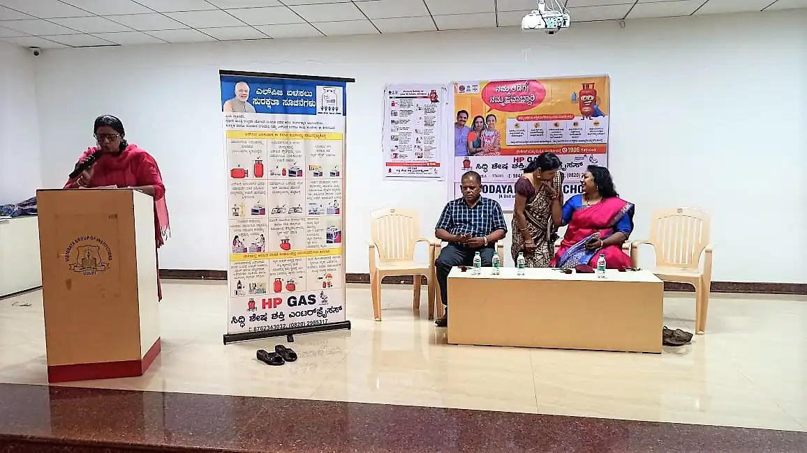 Vidyodaya Public Shcool Udupi - LPG Usage Awareness Programme