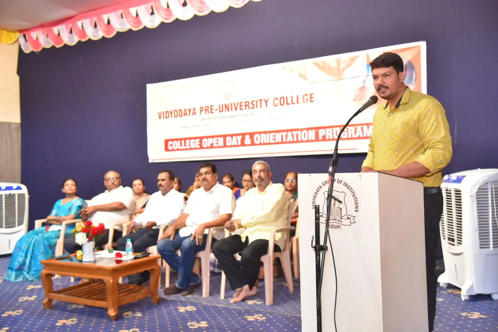 Vidyodaya P U College Udupi Orientation Programme for PUC Students