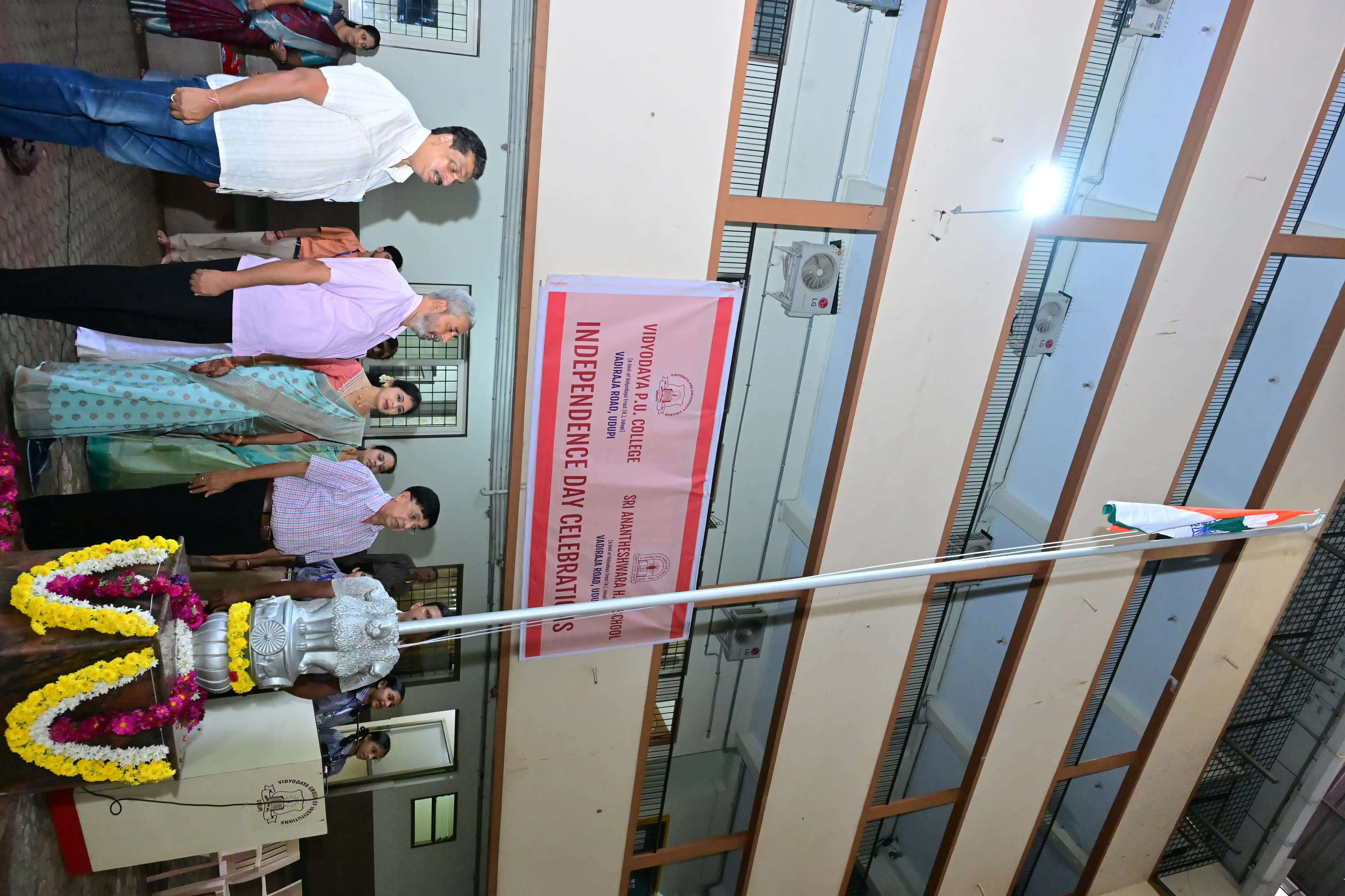 Independence Day Celebrations at Vidyodaya P U College, Udupi