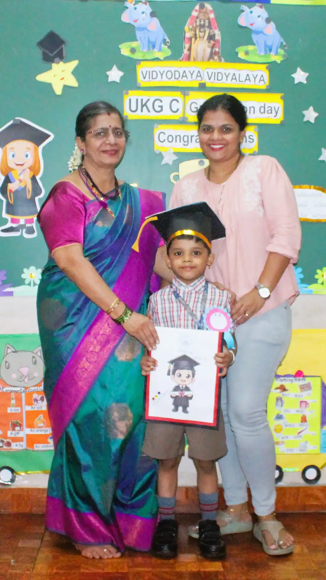 UKG Graduation Day 2026 and Merit Certificate Distribution at Vidyodaya Public School