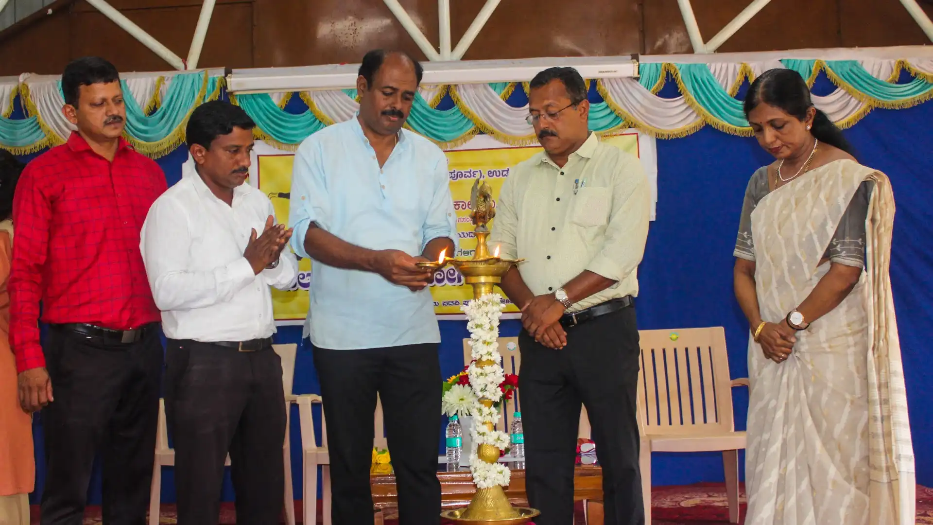 District Level Yoga Competition 2025 Vidyodaya PU College Udupi