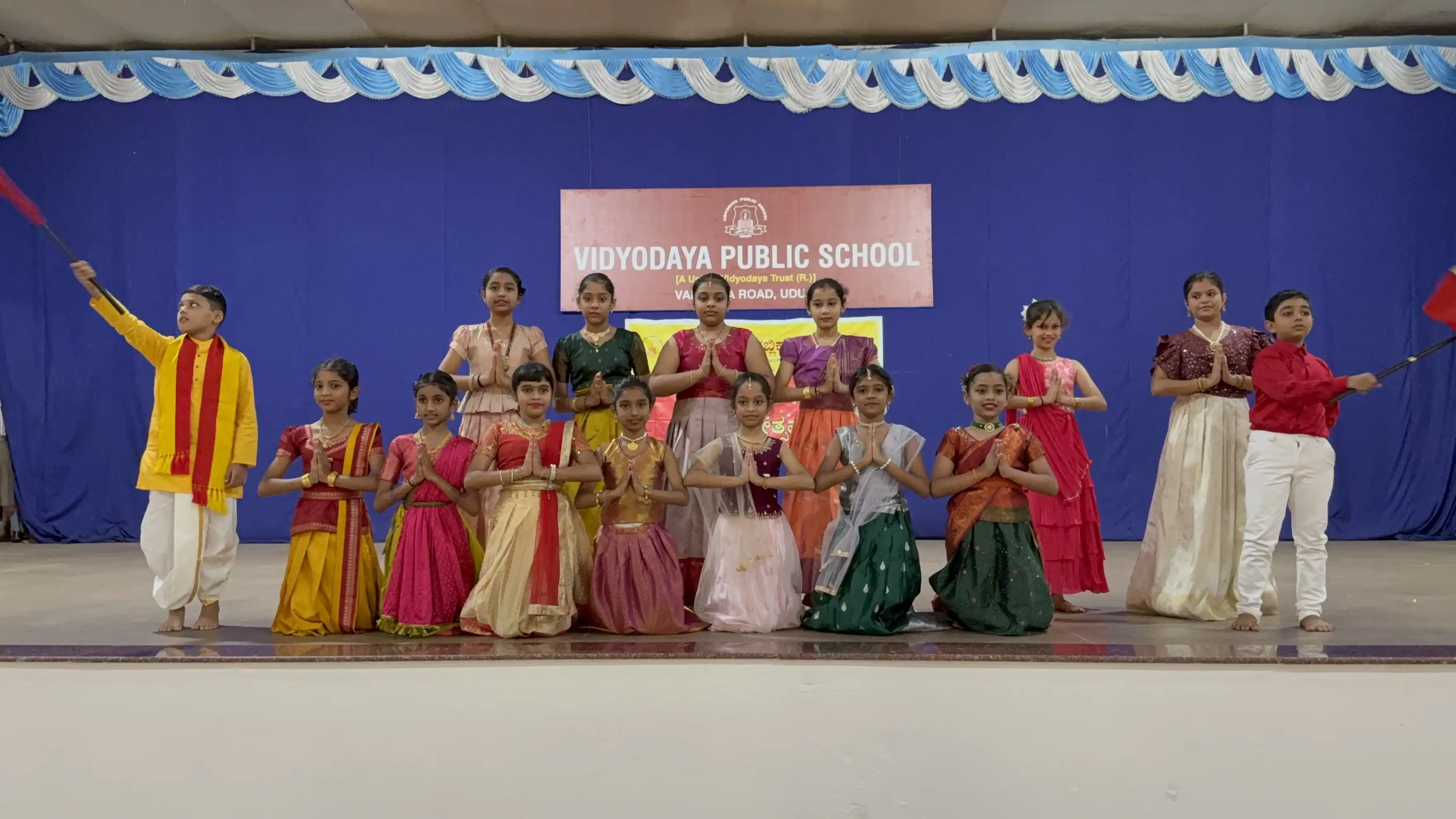 Karnataka rajyotsava celebrations at Vidyodaya Public Shcool, Udupi