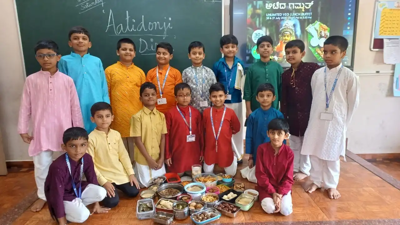 Vidyodaya Public School Udupi Celebrating Aatidonji Dina