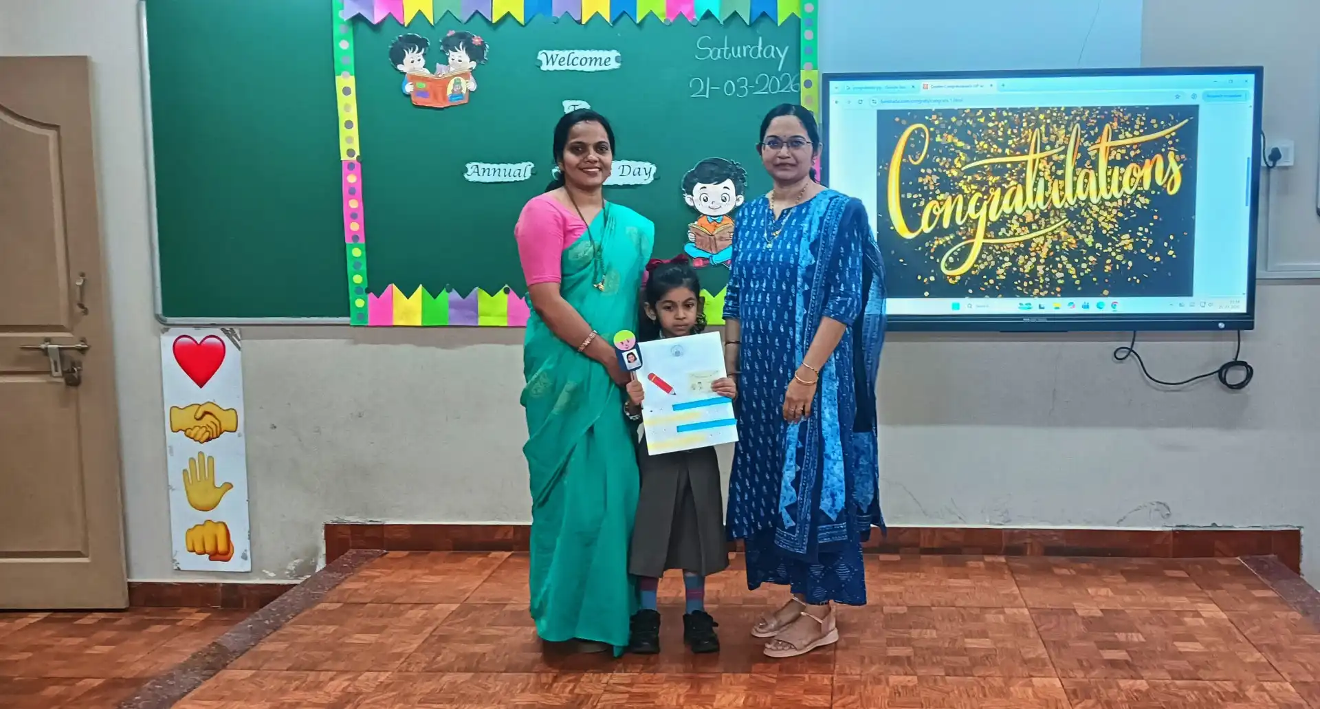 UKG Graduation Day 2026 and Merit Certificate Distribution at Vidyodaya Public School