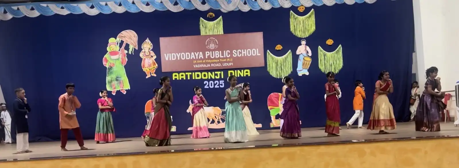 Vidyodaya Public School Udupi Celebrating Aatidonji Dina