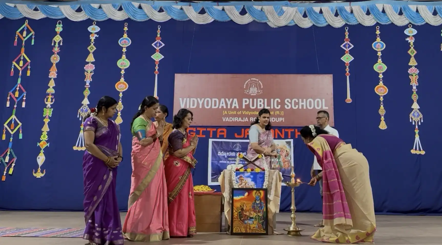 Gita Jayanthi Celebration at Vidyodaya Public School