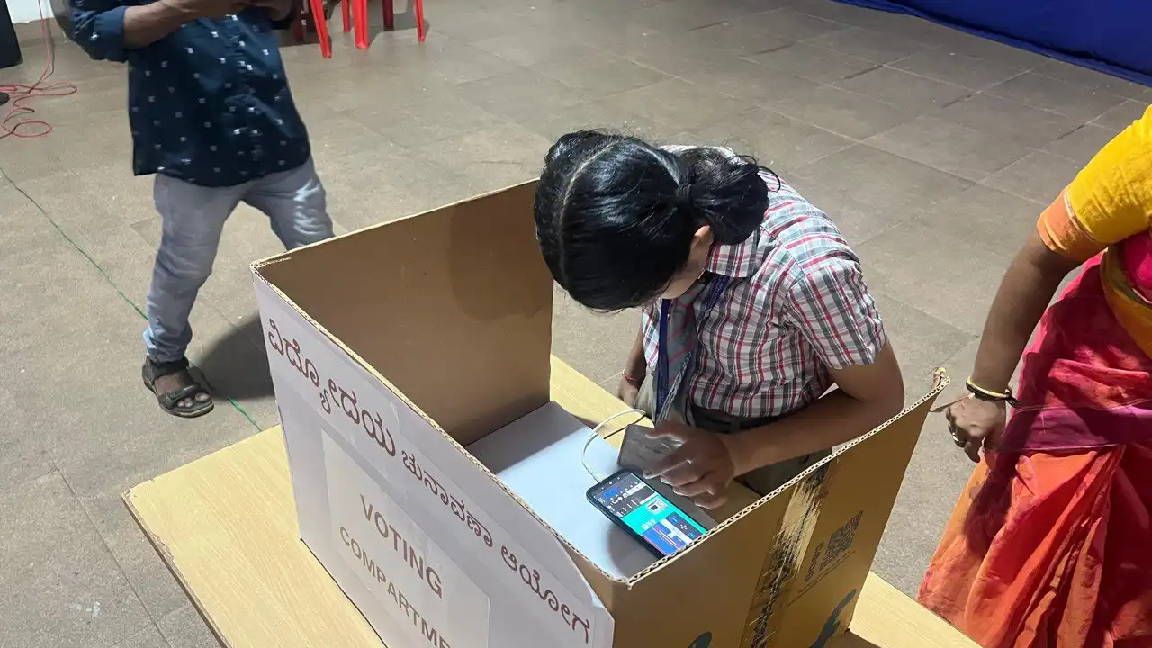 Vidyodaya Public School Udupi Mock Election