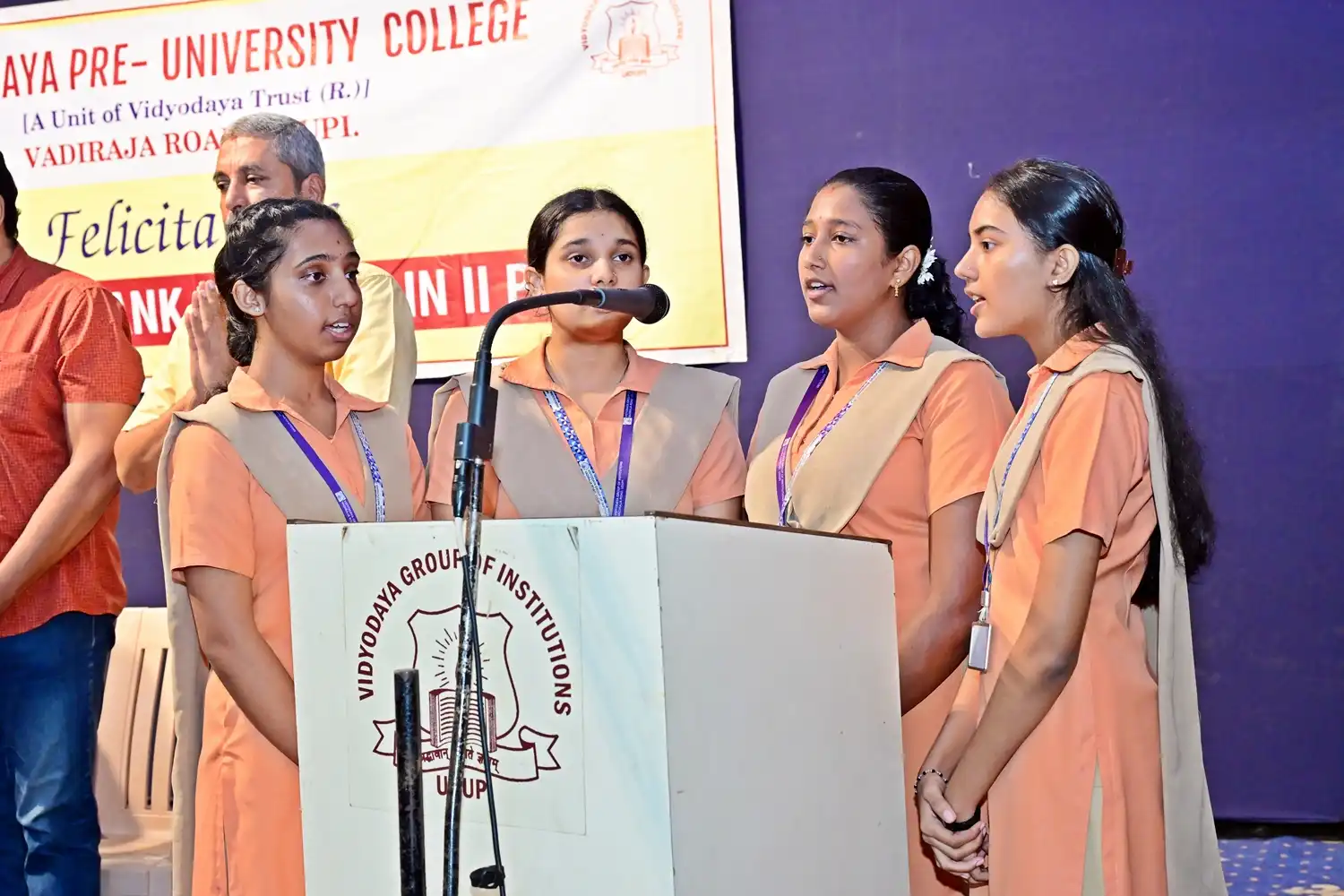 Vidyodaya P U College Udupi Felcitations to State Rank Holders