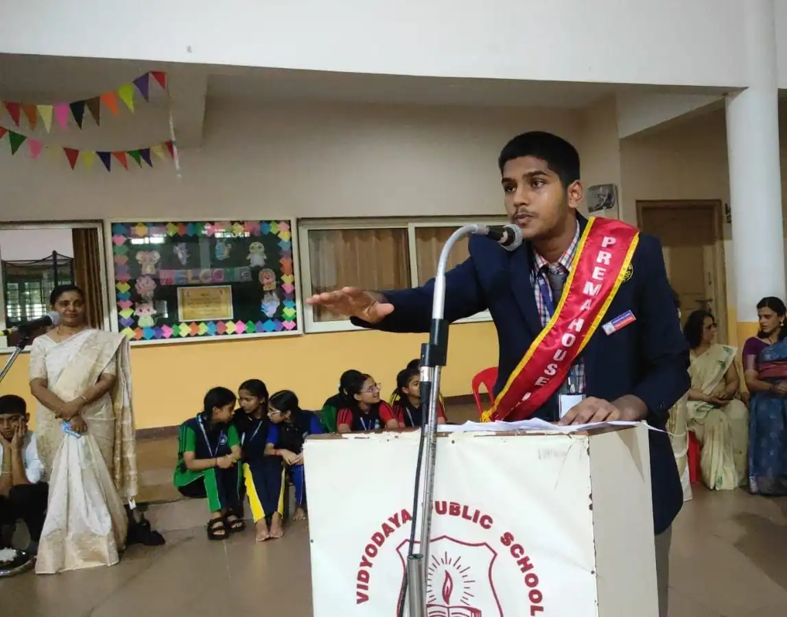 Vidyodaya Public School Investiture Ceremony 2026 at Rangamandhira