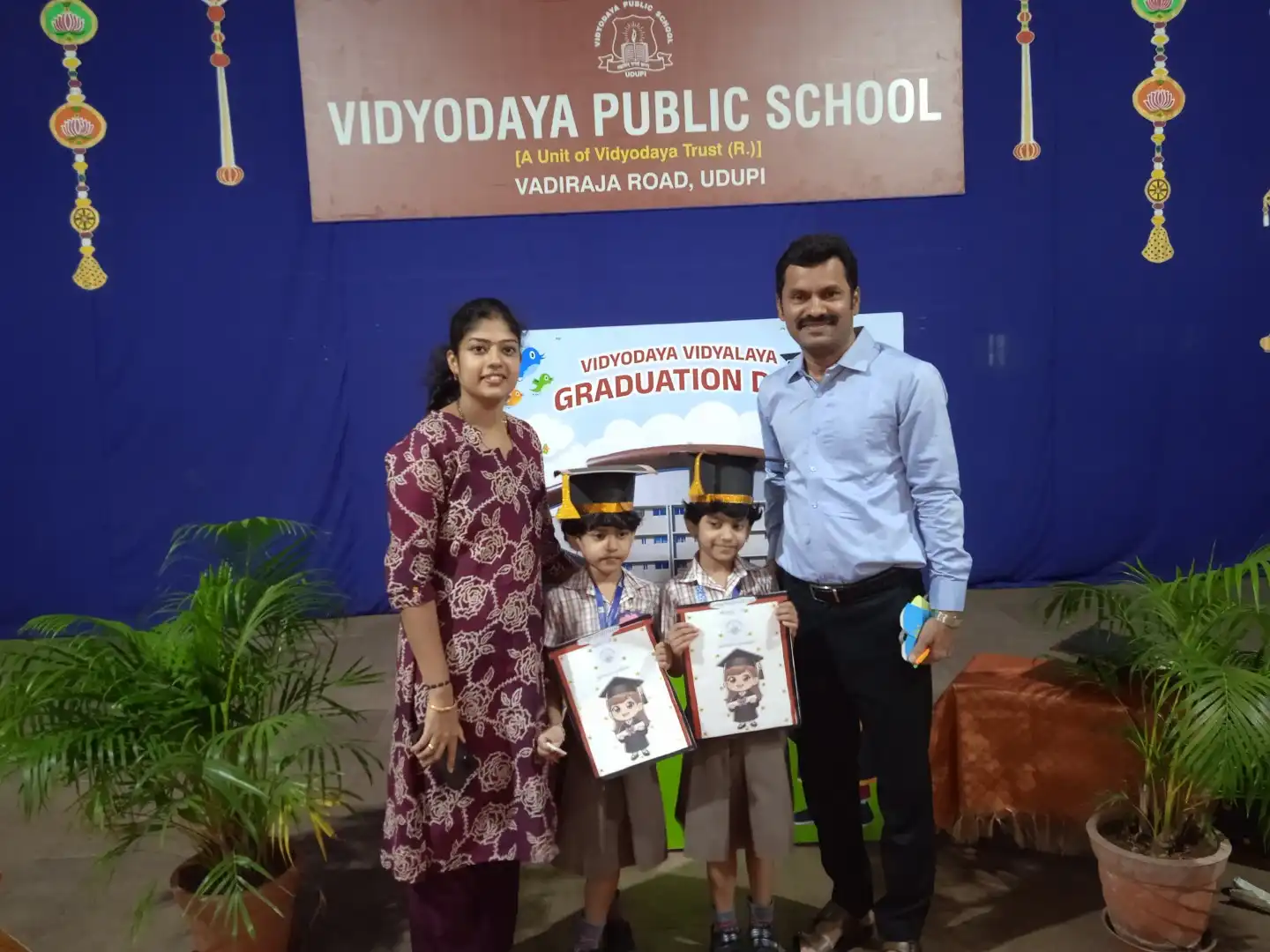 UKG Graduation Day 2026 and Merit Certificate Distribution at Vidyodaya Public School