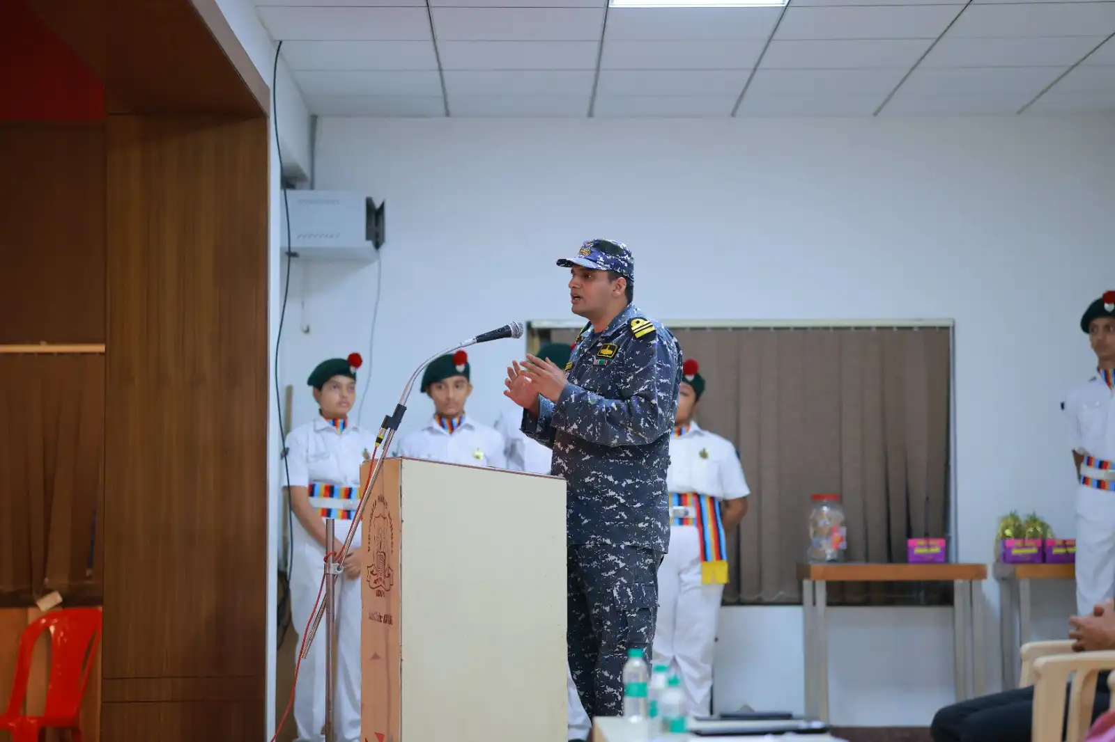 NCC Valedictory Function 2024–26 Conducted at 77JD Vidyodaya School Sub Unit