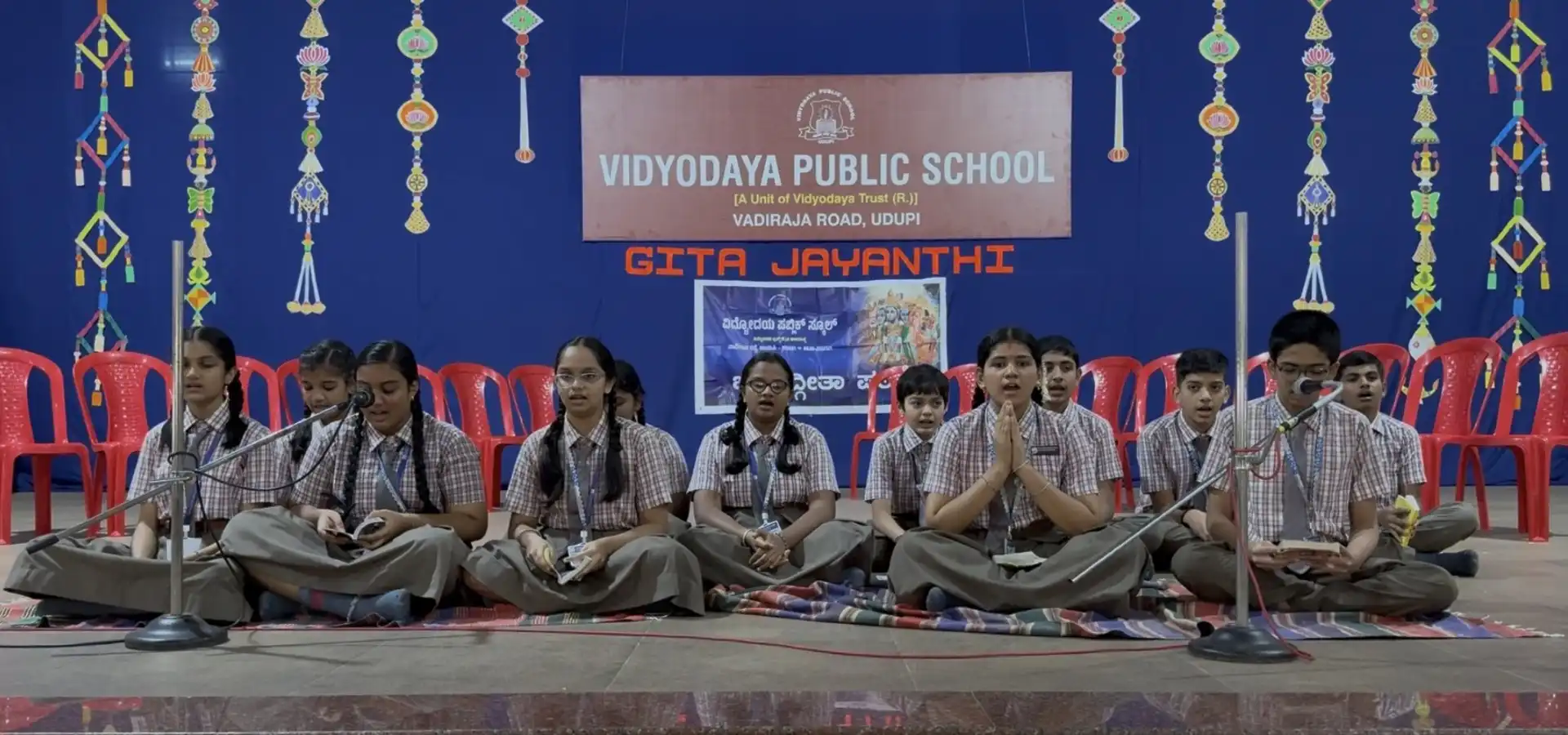 Gita Jayanthi Celebration at Vidyodaya Public School