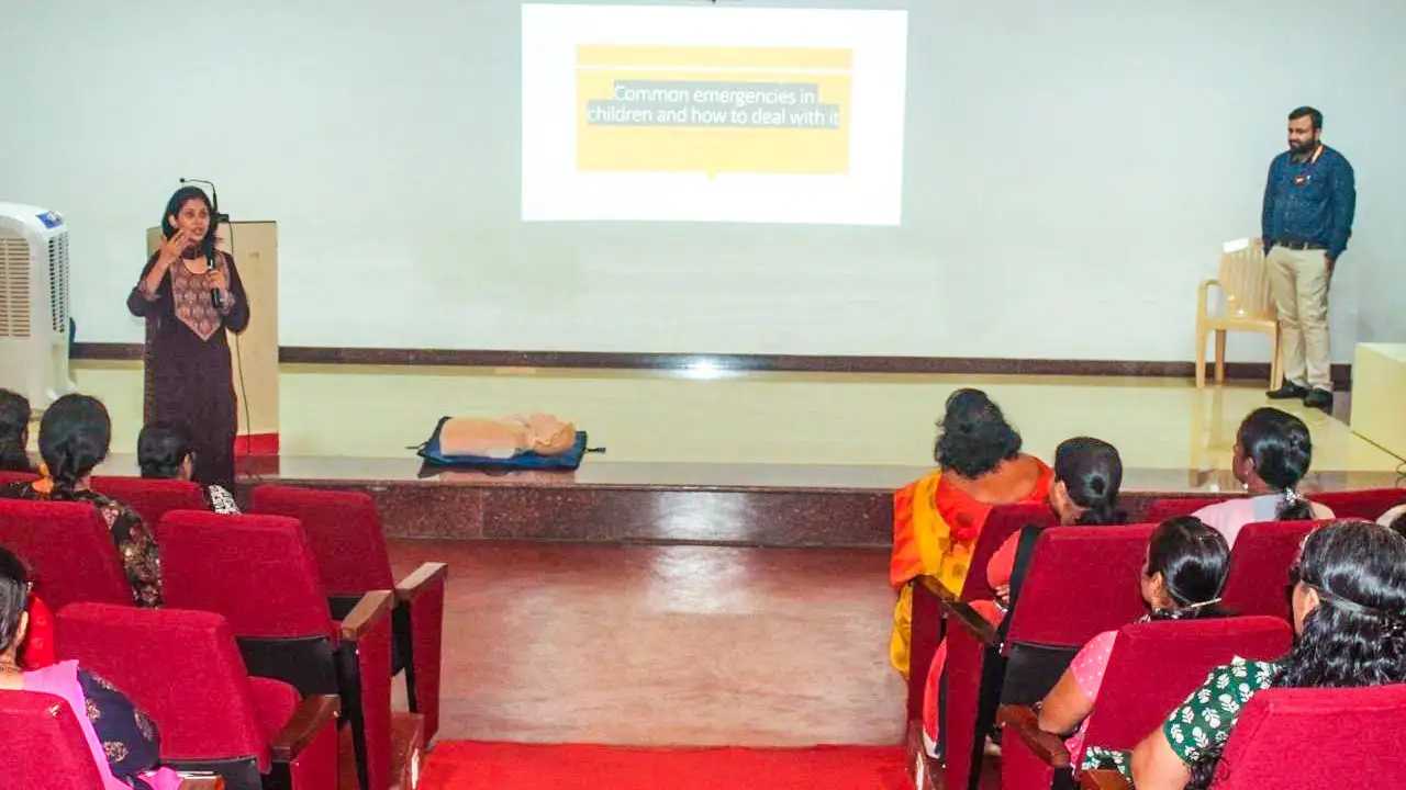 First Aid Workshop at Vidyodaya Public School Udupi