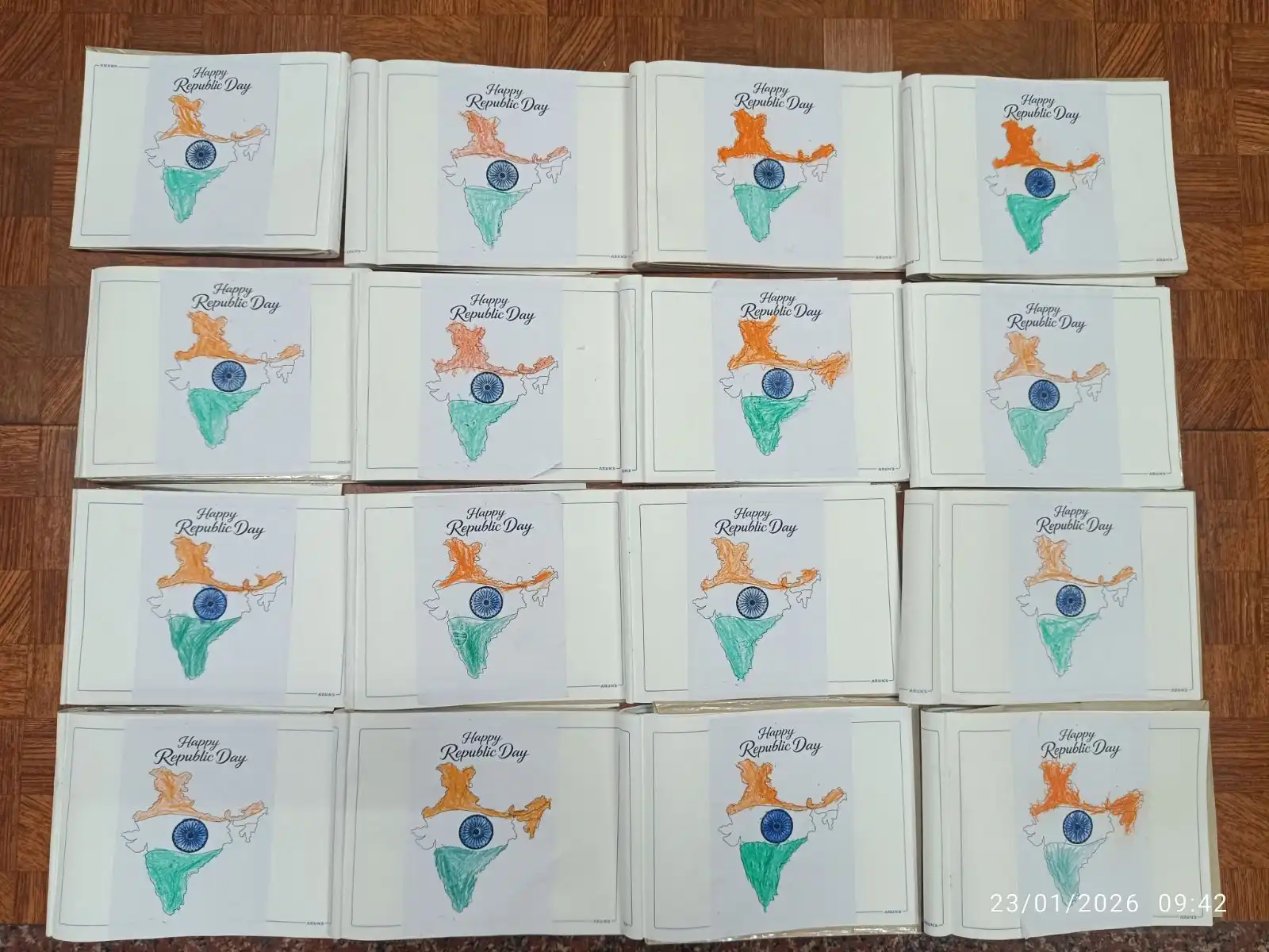 Republic Day activity for pre-primary students