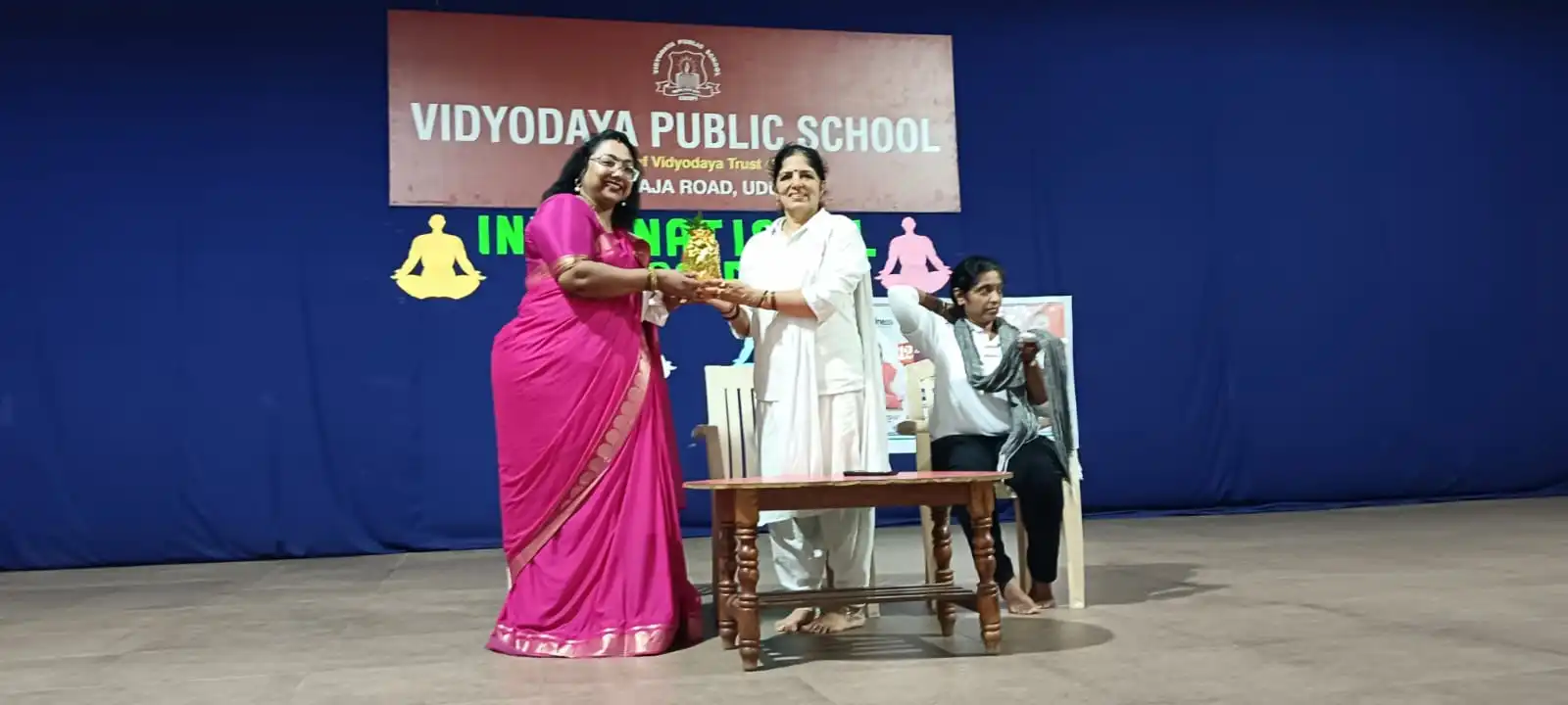International Yoga Day celebration at Vidyodaya Public School