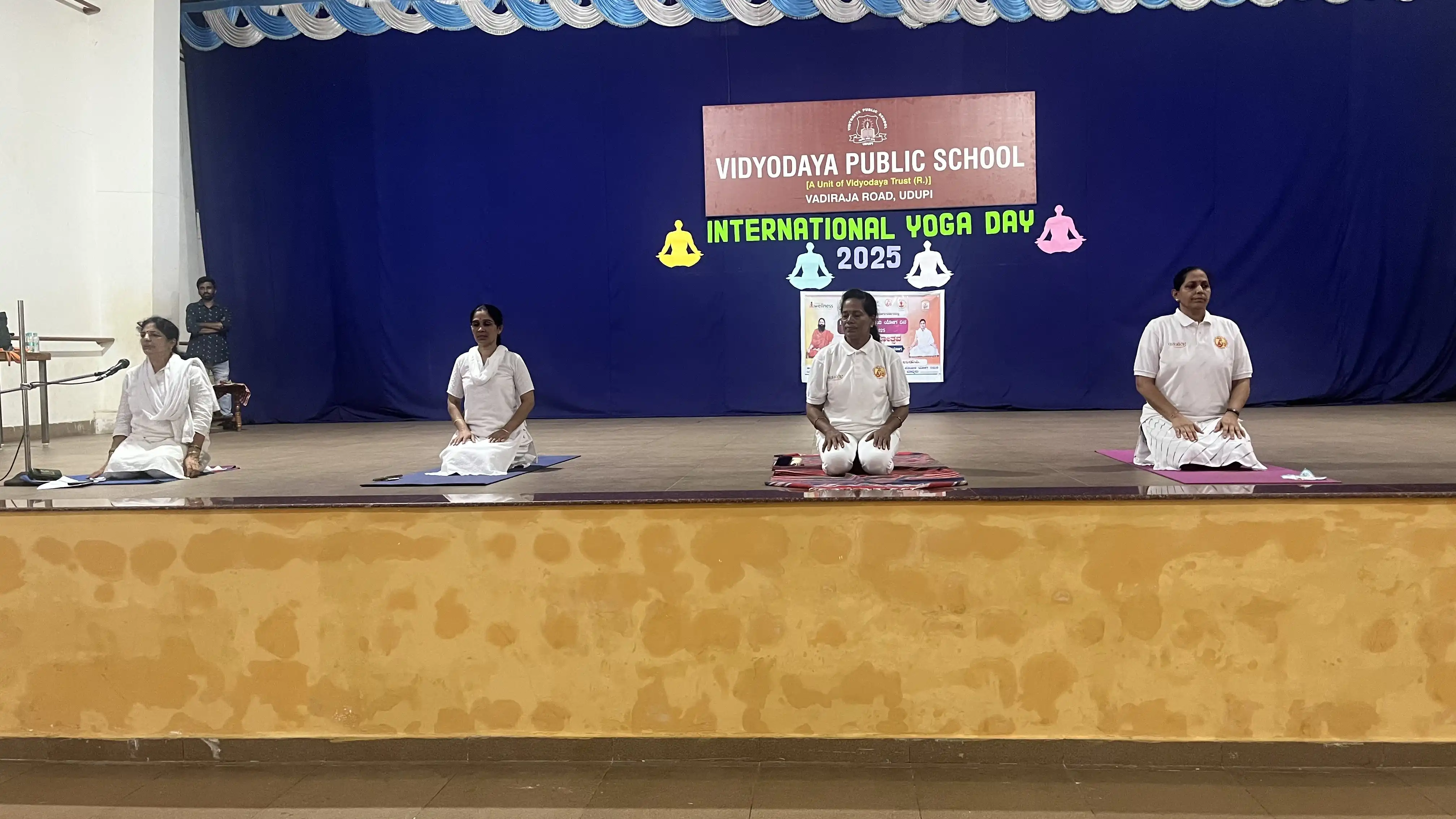 International Yoga Day at Vidyodaya Public School Udupi