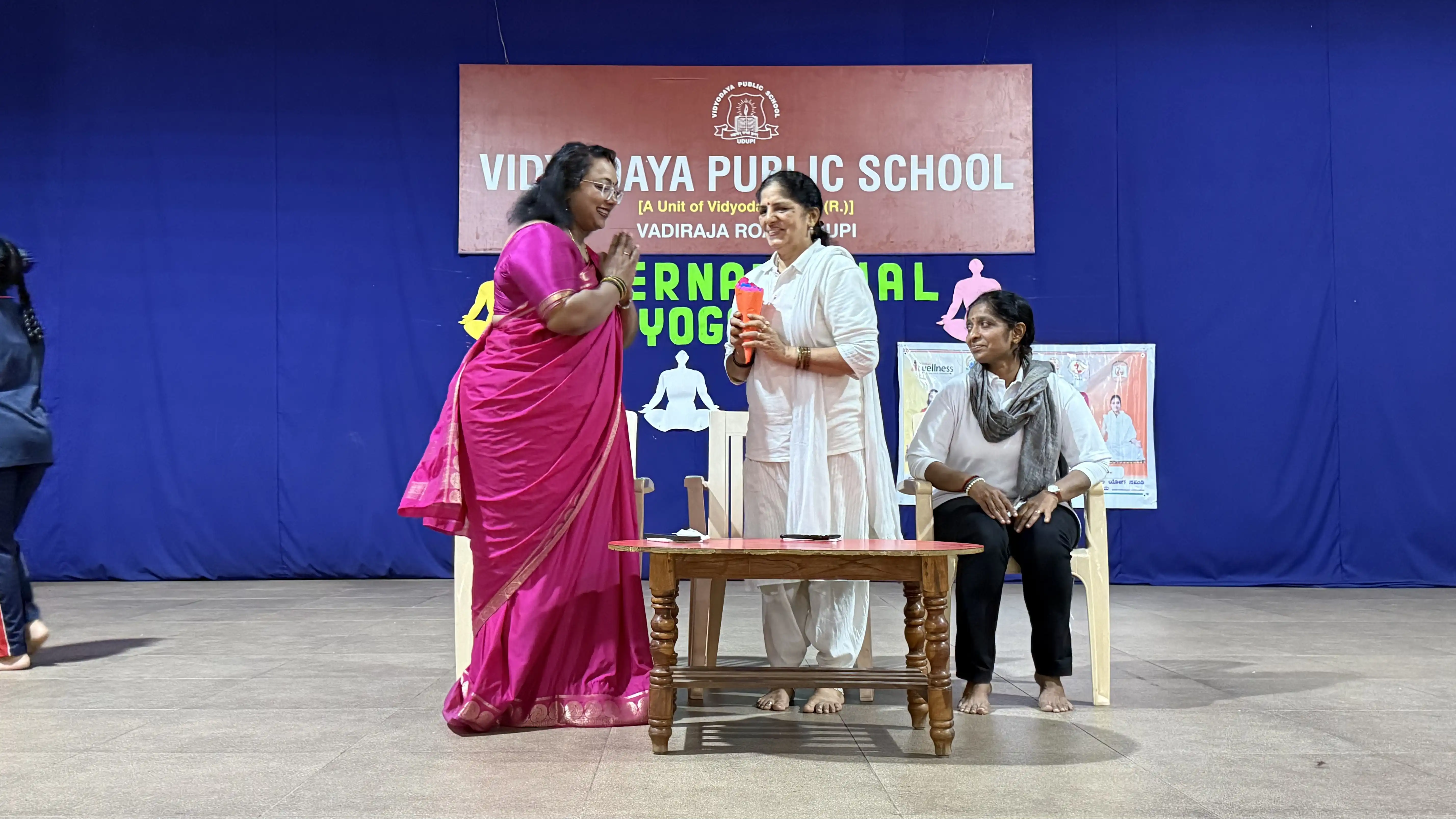 International Yoga Day celebration at Vidyodaya Public School