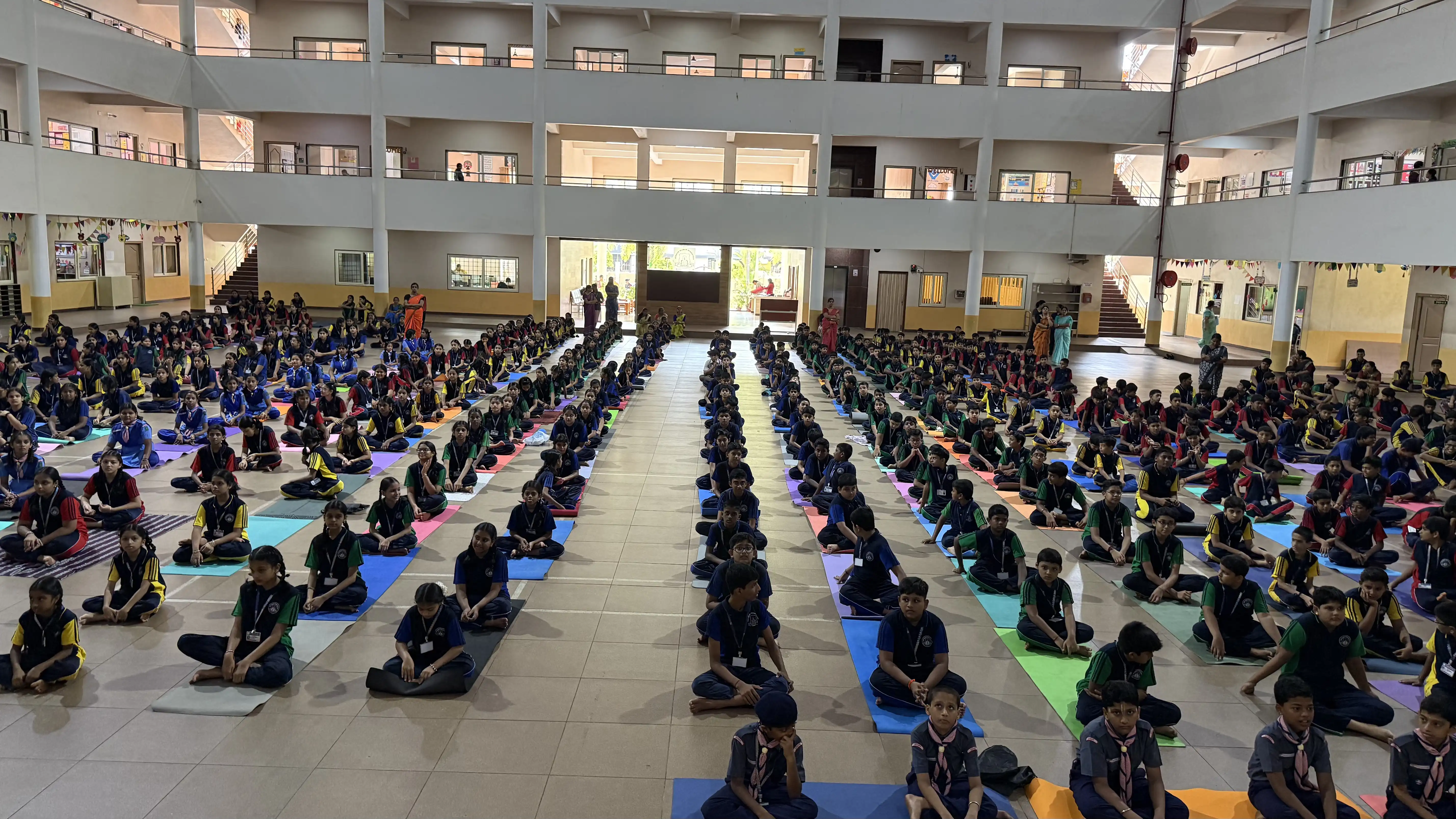 International Yoga Day celebration at Vidyodaya Public School