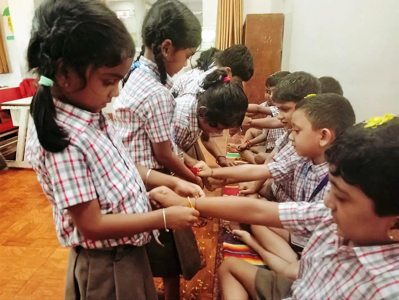 Rakshabandhan at Vidyodaya Public School Udupi