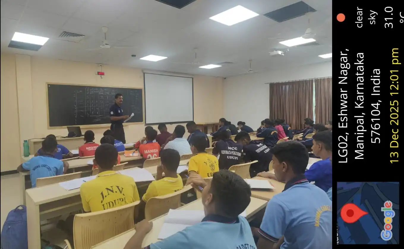 NCC cadets of Vidyodaya Public School at CATC Manipal