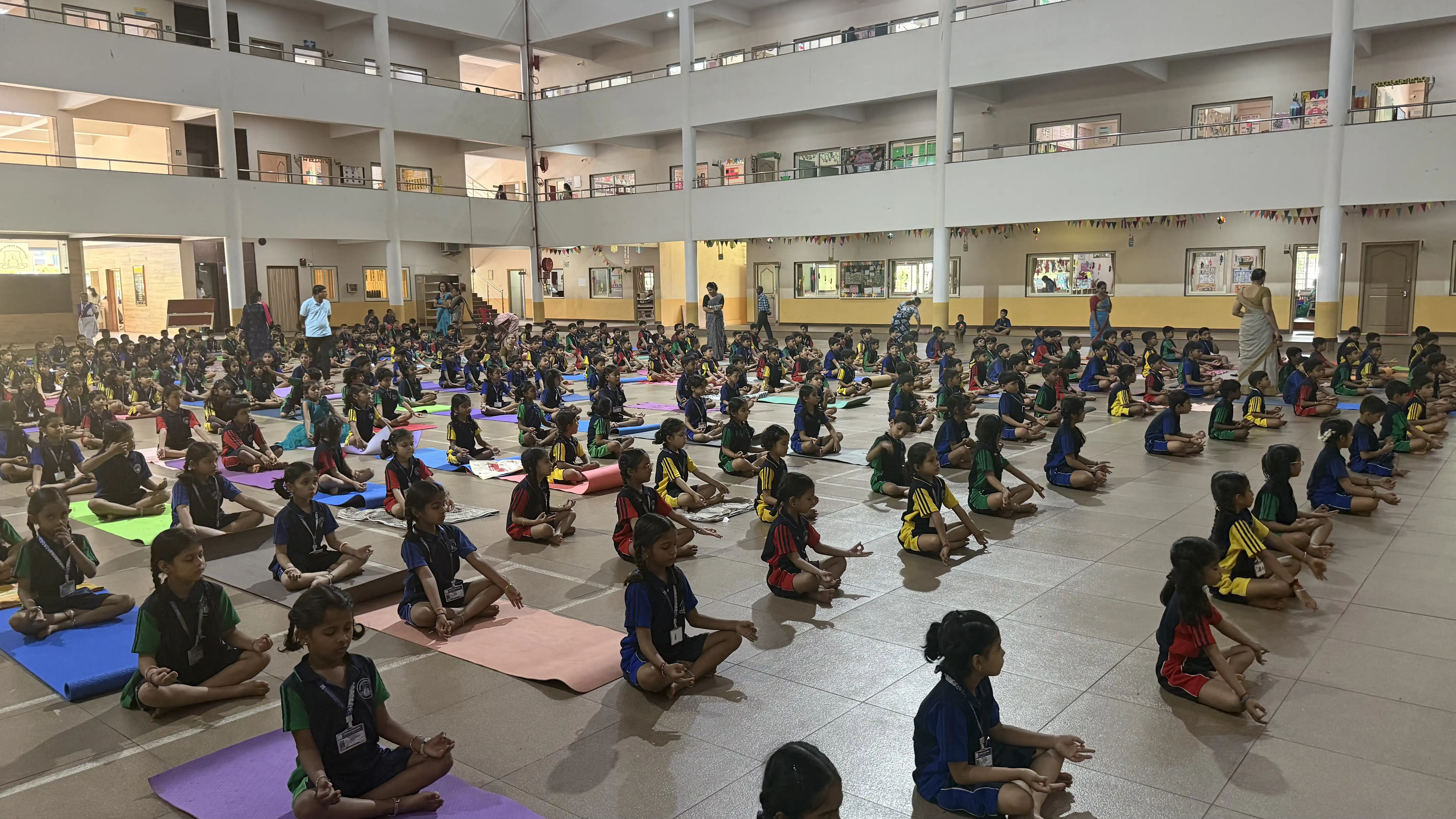 International Yoga Day celebration at Vidyodaya Public School