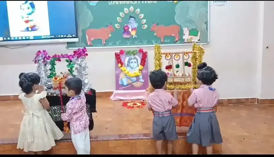 Sri Krishna janmashtami Celebration at Vidyodaya Public School Udupi