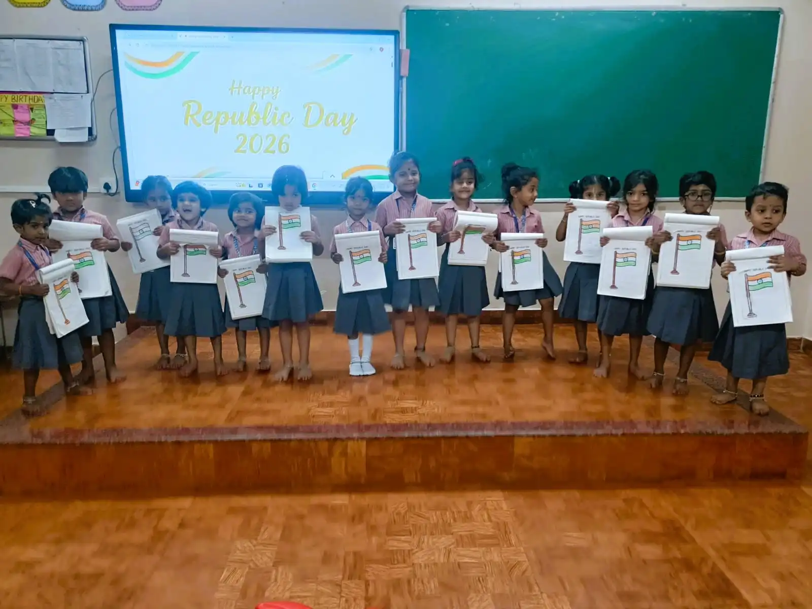Republic Day activity for pre-primary students