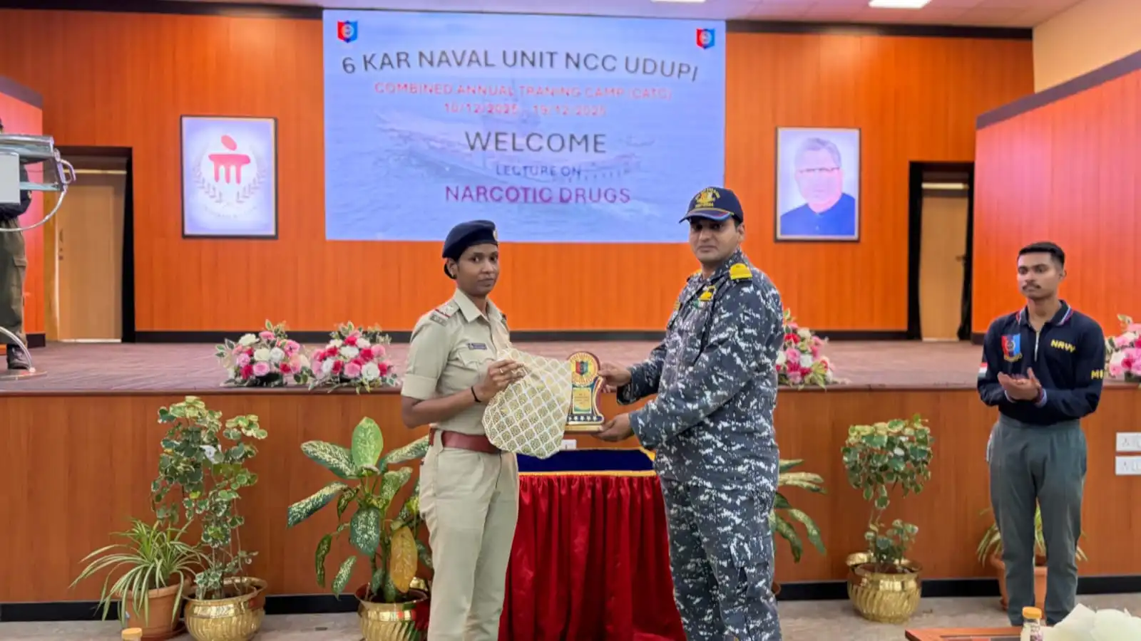 NCC cadets of Vidyodaya Public School at CATC Manipal
