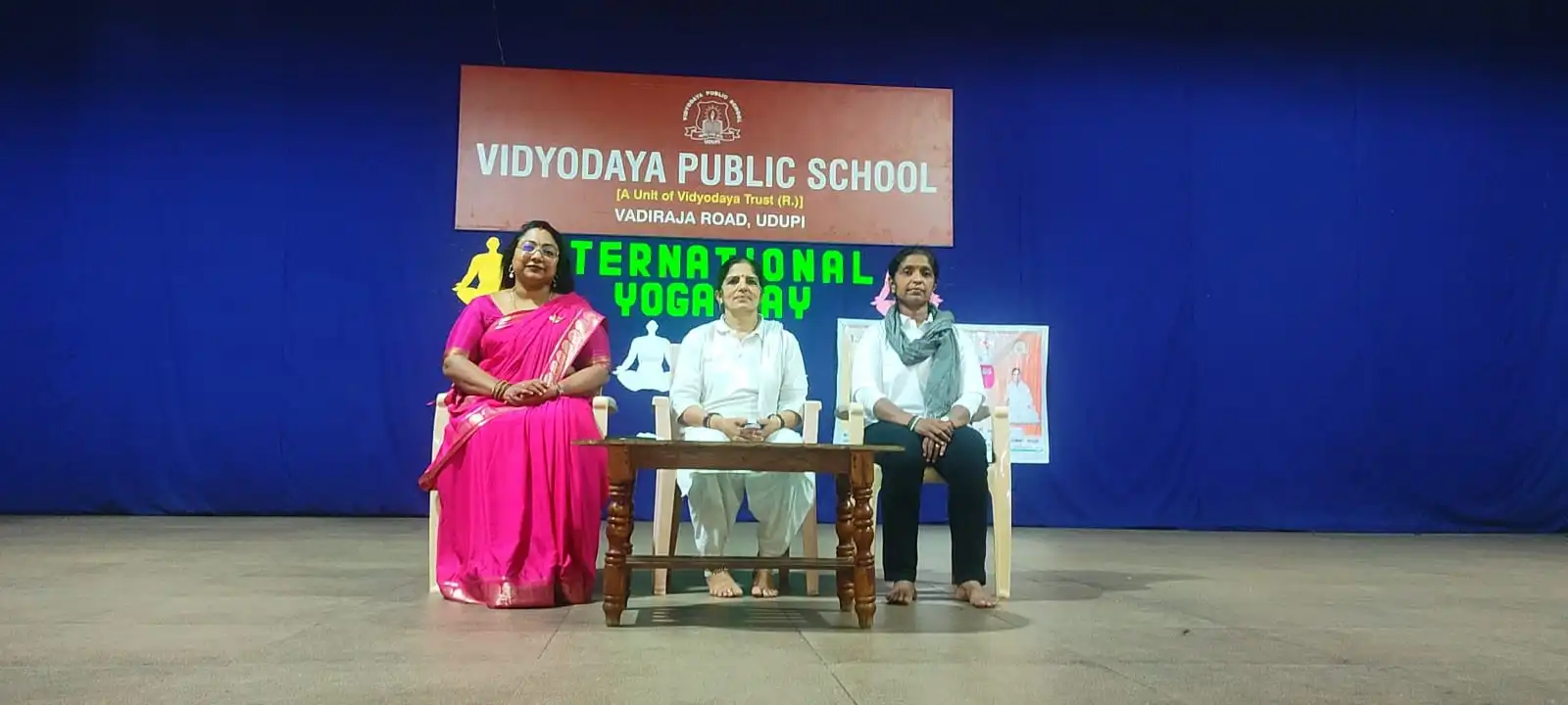 International Yoga Day celebration at Vidyodaya Public School