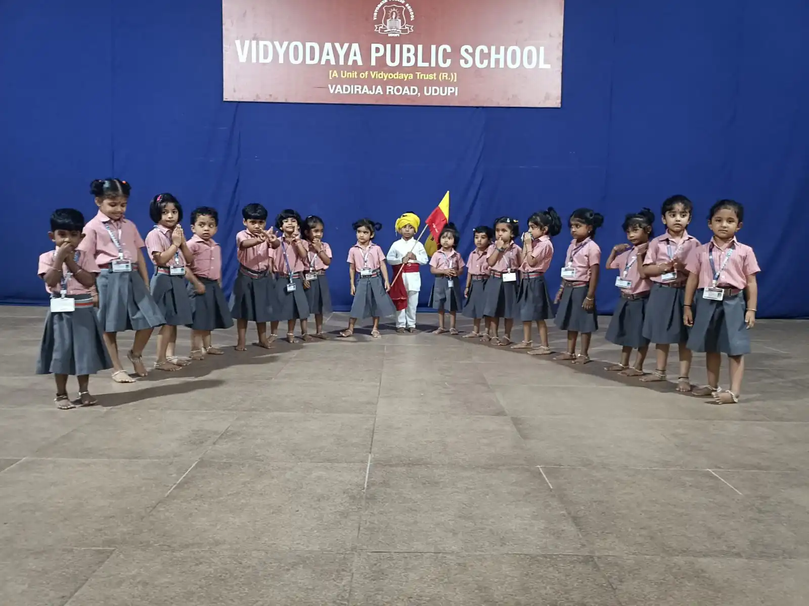 Karnataka Rajyotsava Celebration at Vidyodaya Public School Udupi