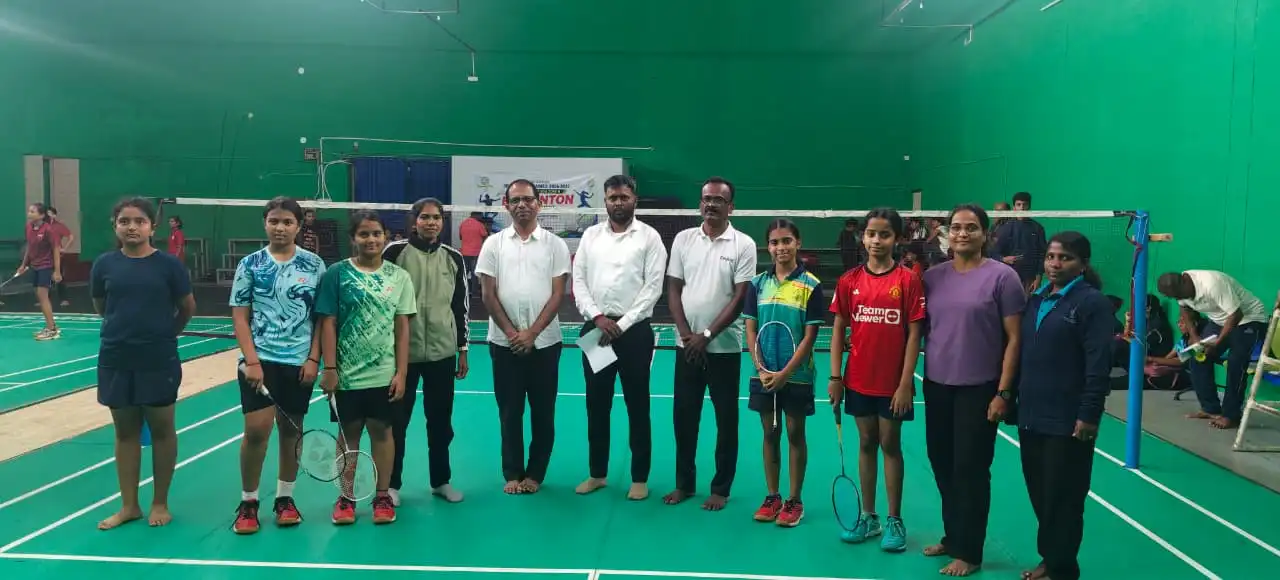 Vidyodaya Public School students at Zonal Level Shuttle Badminton Tournament 2026