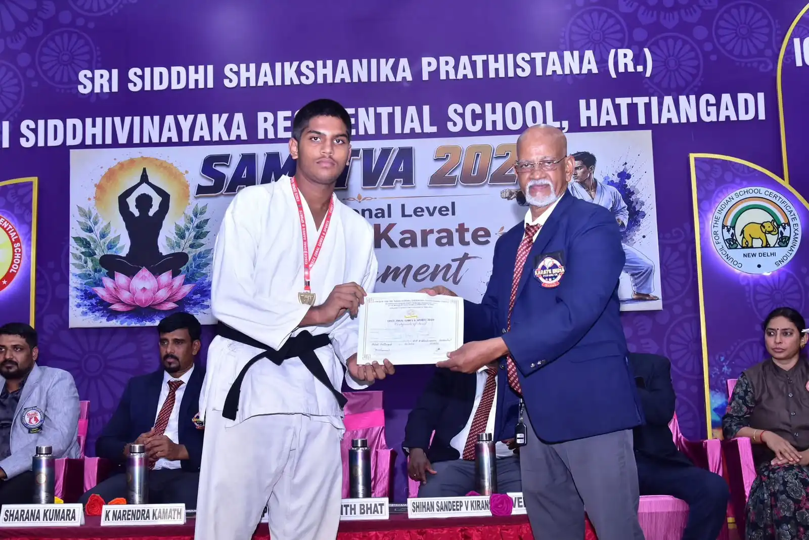 Vidyodaya Public School karate champions