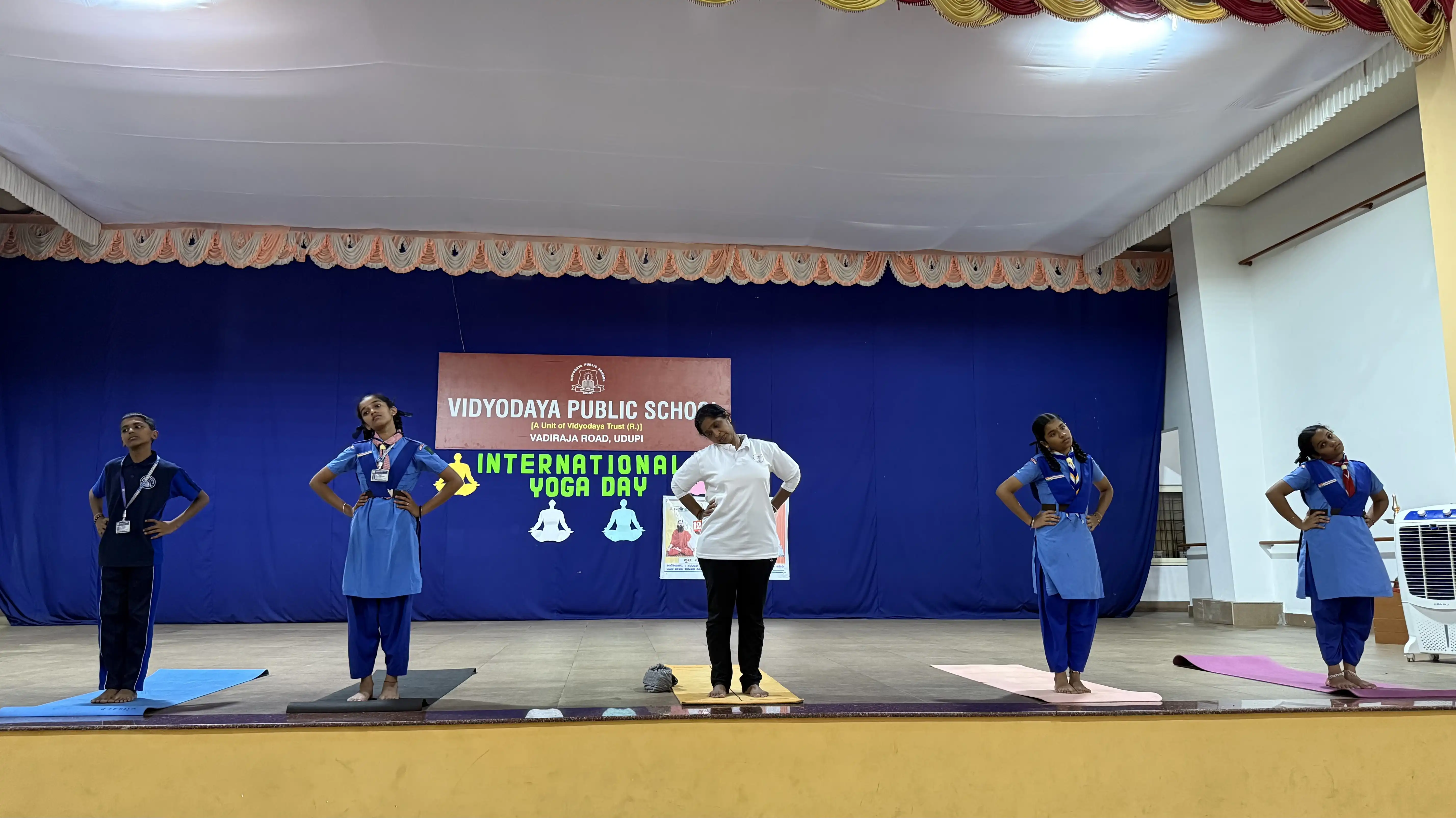 International Yoga Day celebration at Vidyodaya Public School