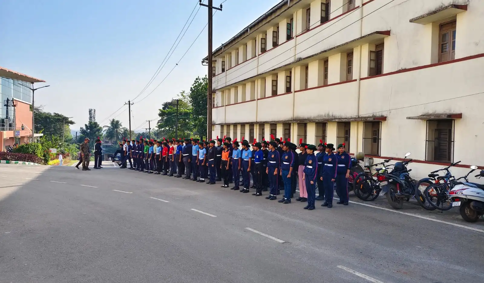 NCC cadets of Vidyodaya Public School at CATC Manipal