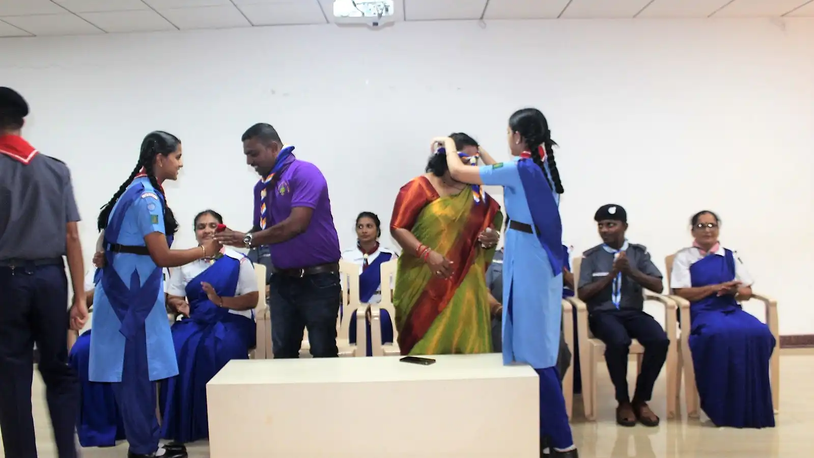 Vidyodaya Public School Udupi Bharath Scouts and Guides Night Camp