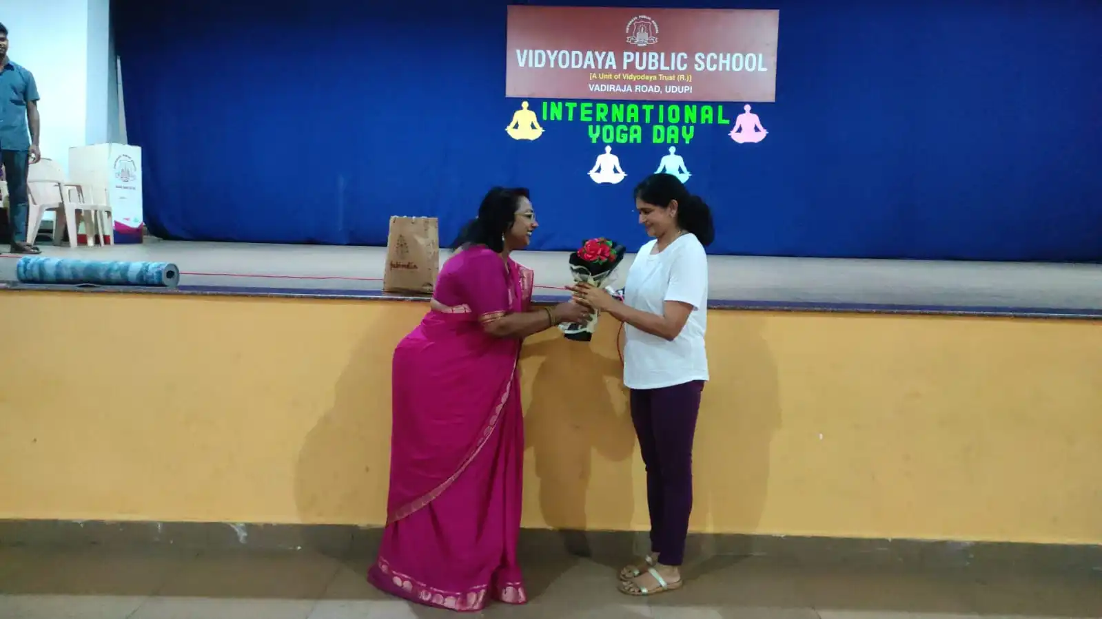 International Yoga Day celebration at Vidyodaya Public School