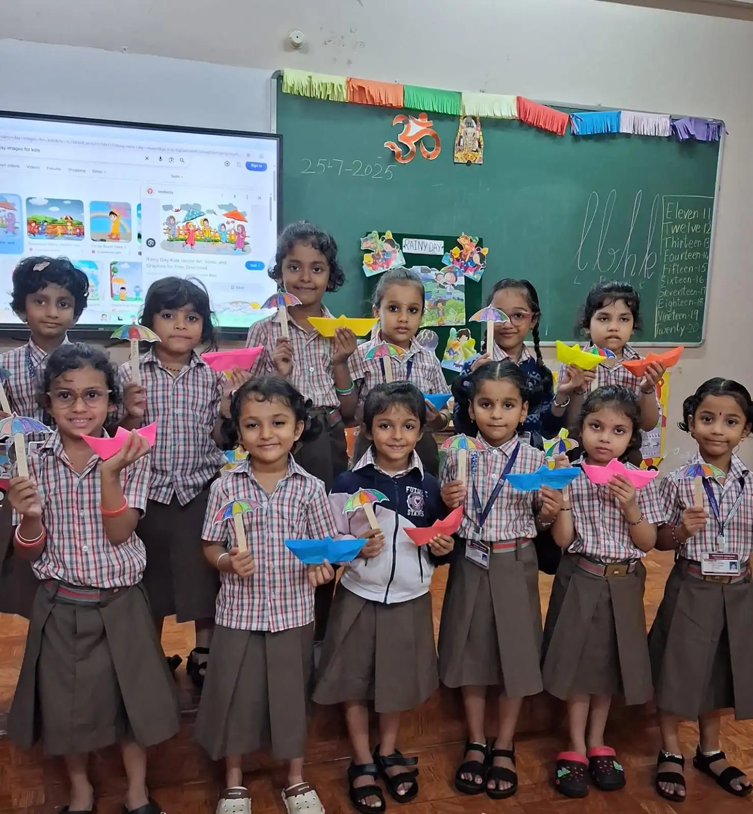 Rainy Day Celebration at Vidyodaya Public School Udupi