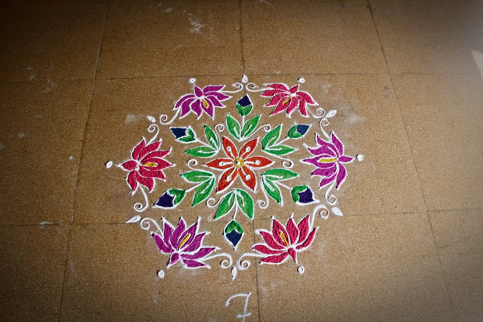 Rangoli Competition held at Vidyodaya P U College, Udupi