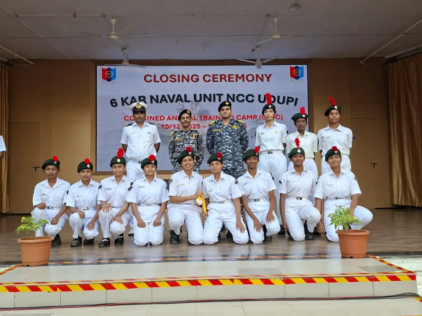 NCC cadets of Vidyodaya Public School at CATC Manipal