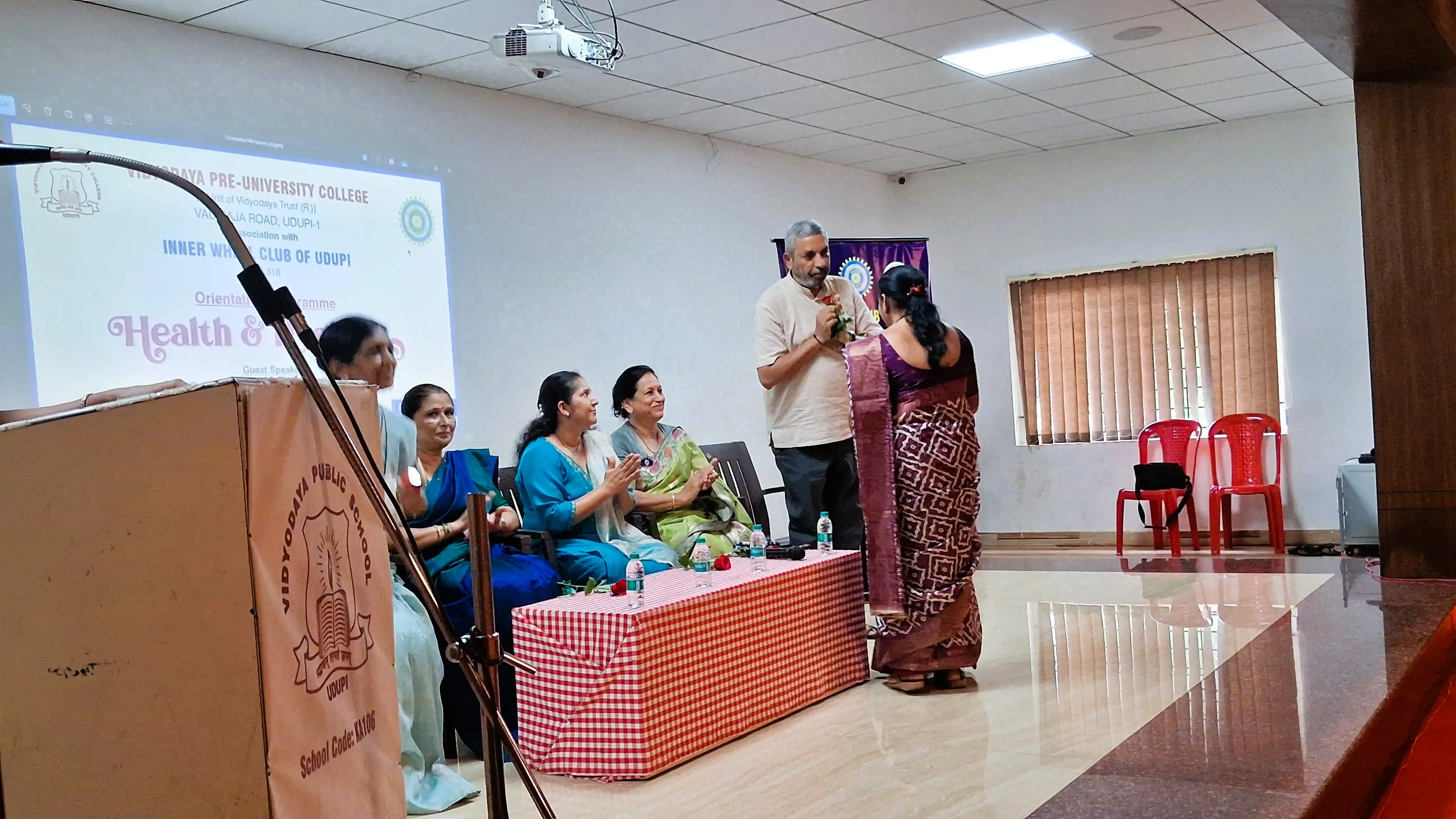 Health and Hygiene for Women Programme at Vidyodaya PU College