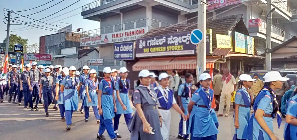 Sardar @150 Ekta Rally Vidyodaya Public School Udupi